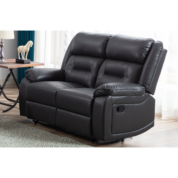 Flair 61'' Faux Leather Reclining Loveseat Wayfair